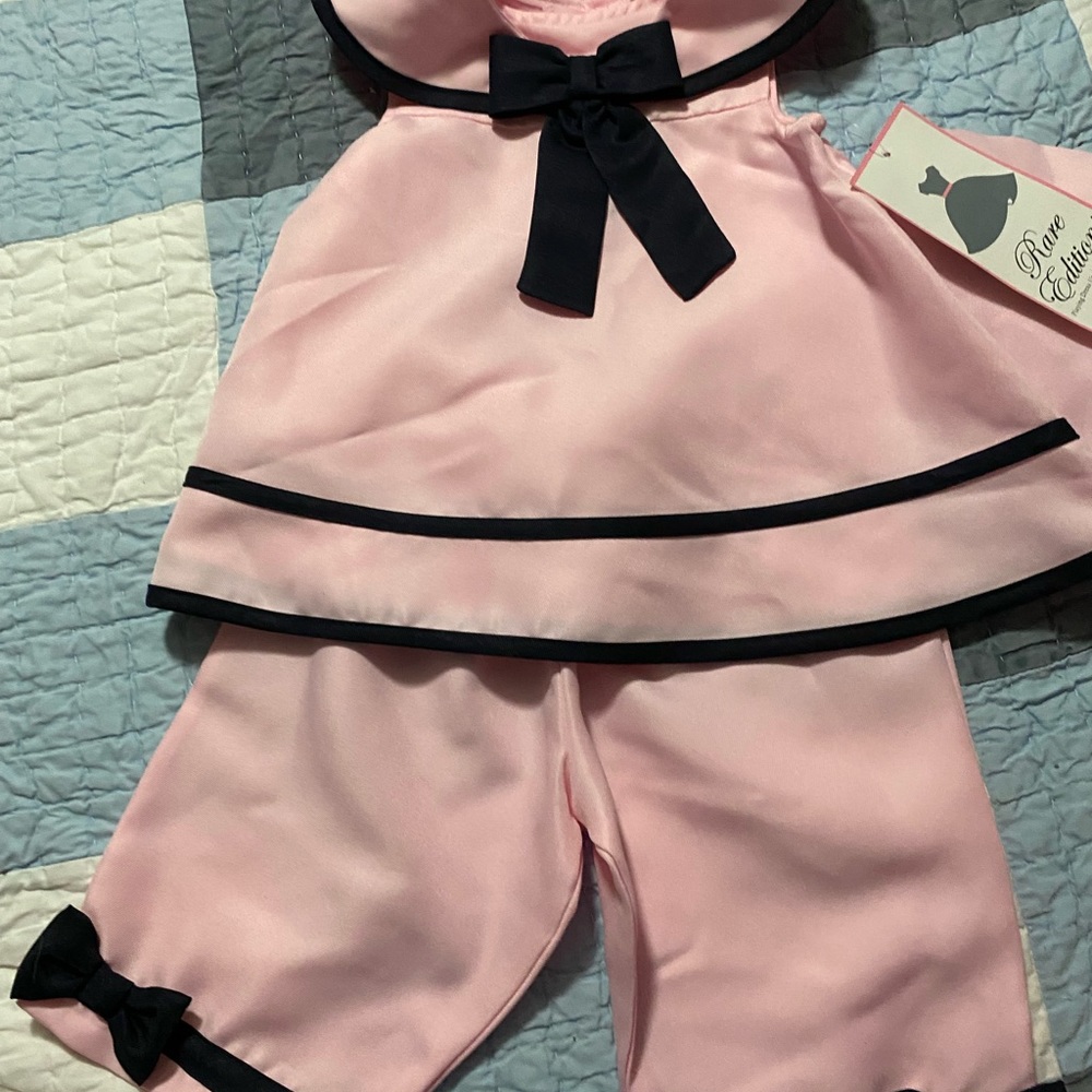 Rare Editions 3- Piece Pink Sailor Set - 18 month